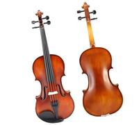 Professional Violin Musical Instrument Handmade Student Practice Violin 4/4-1/8 Size (Color : 4/4)