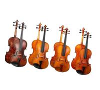 Professional Violin Professional Handmade Violin Set 4/4 European Wood Top Spruce Back Flamed Violin With Case (Color : 047)
