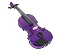 Professional Violin Purple Violin 4/4 Maple Violin Music Course Study With Violin Practical Parts (Color : Purple Violin set)