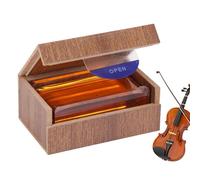 Professional Violin Rosin, Natural Resin Accessories, 50g Yellow Rosin for Violin Viola Safe for Bows String Orchestral Musical Instrument Maintenance Single Piece