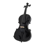 Professional Violin Student Beginner 4/4 Violino Fiddle With Case Bow Accessories Black Violin (Color : 3/4)