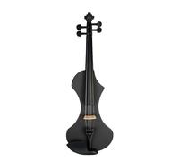 Professional Violin Violin 4/4 Electric Violin Solid Wood Silent Violin Advanced Handmade Electric/Silent Violin Bow Bridge Case SET (Color : Bk)