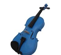 Professional Violin Violin 4/4 Popularize Beginner Novice Set Blue Violin Solid Wood Maple Panel Fiddle With Accessory (Color : 4/4 Violin set)