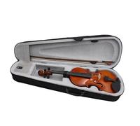 Professional Violin Violin Beginner Adult Student Handmade 4/4-1/8 Size Patterned Plywood (Color : 1/2)
