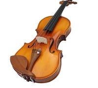 Professional Violin Violin Jujube Wood 4/4 3/4 1/2 Stripes Bright Acoustic Violin Music Instrument Accessories Fiddle With Case Bow (Color : Violin 1-2 Set)