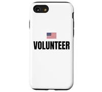 Professional VOLUNTEER Identification Patriotic US Flag Case for iPhone SE (2020) / 7/8