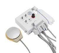 Professional Wall Hanging Portable Turbine, 4-Hole Hanging Turbine, Portable Supply Unit with Air Compressor and Turbine 600ml Water Reservoir, Water Pressure 0.1Mpa~0.25Mpa