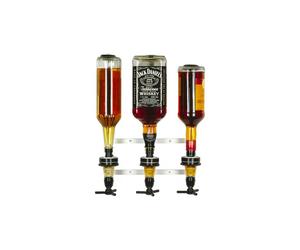 Professional Wall-mounted alcohol dispenser for 0.7 - 1.0L bottles - alcohol dispenser for 3 bottles