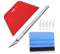 Professional Wallcovering Tool Kit, Smoother, Car Vinyl Wrap Tool Kit, Squeegee, for Wallpaper Application, Vinyl Wrap, Contact Paper Projects