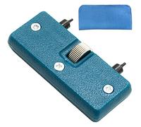 Professional Watch Back Remover Tool, Metal Adjustable Rectangle Watch Back Case Cover Press Closer & Opener Opening Removal Screw Wrench Repair Kit Tool for Watchmaker,with watch cleaning cloth