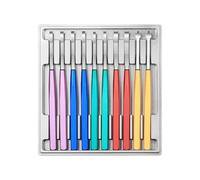 Professional Watch Hand Remover Pry Rod Set 10 Alloy Tool in Clear Acrylic Organizers Suitable for Watchmakers Hobbyists Acrylic Watch Tool Storage Case
