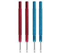 Professional Watch Hand Removers Tool Set of 4 Accuracy Watchmakers with Aluminum Handle Carbon Steel Removal Carbon Steel Removers Professional Maintenance