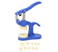 Professional Watch Press - 17x8x15cm Tool Set, 12-Piece Die Kit, Sturdy PP Metal Build, Ergonomic Textured Handle | Accurate Watch Repair Press for Back Case Maintenance Home Workshop Easy Use