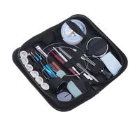 Professional watch repair set including case opener and strap link removal, battery replacement, back cover opener, case opener