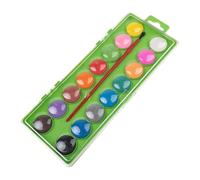 Professional Watercolor Paint Set - 16 Colors with Brush | Doodle Kit | Educational Art Drawing Supply System, Creative Arrangement