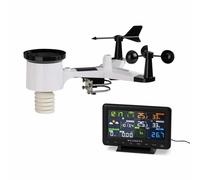 Professional Weather Station Forecast Barometer Temp LED 6-in-1 Colour WiFi App