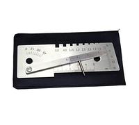 Professional Welding Gauge Pipe Pit Gage MIG/TIG/Stick Inspection Test Welder Measurer 45 Degree Measuring Tools