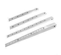 Professional Welding Wedge Feeler Gauge Taper Gauge with Chrome Plated Designed for Precise Measurement of Gaps and Holes in Mechanical and Construction Work (1-15mm)