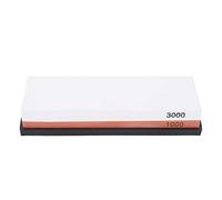 Professional White Corundum Sharpening Stone Dual Grit Whetstone 1000/3000 Grit for Kitchen Chefs Home Cooks with Non Slip Base and Durable Construction