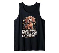 Professional Wiener Dog Enthusiast Dachshund Doxie Tank Top