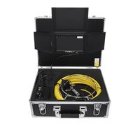 Professional Wifi Pipe Camera Wireless Sewer Inspection Drain Industrial Endoscope Video Dvr Borescope Ip68 Lcd Pipeline For Contractors Plumbers Home Inspectors Chimney (Cable Length:50M)