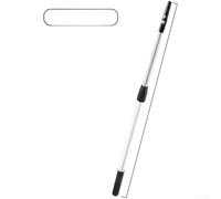 Professional Window Cleaner Tool with Telescopic Handle - Rust Resistant Stainless Steel Squeegee for High Glass Surfaces - Ergonomic Grip for Bathroom & Kitchen Use(S)