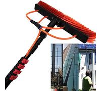 Professional Window Cleaning Kit,3.6-11m Water Fed Telescopic Brush,Window Cleaning Pole,Window Squeegee Window Cleaning Kit Window,Extendable Long Reach Cleaning Tool (12FT/3.6M)