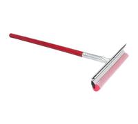 Professional Window Squeegee, 25 cm Rubber Width, 58 cm Wooden Handle, Steel Construction