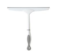 Professional Window Squeegee, Blue Handle Squeegee Blades Length 25cm Plastic Wiper Height 25cm weight 80g for Bathroom Shower Tiles Glass Indoor Windows Kitchen Drying Wet Room