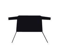 Professional Windscreen Cover for Car, Motorcycle with Bonnet Protection, Effective Winter Frost Hail Protection, Universal Fit for All Vehicles (Black1, 220 x 140 cm)