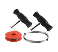 Professional Windscreen Tool Kit Including Steel Wire Roll And Gloves For Efficient Car Windshield Removal For Across Multiple Automotive Applications