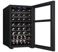 Professional Wine Cooler Dual Zone Stainless Steel 52 Bottles | Stalwart DA-JC128WD