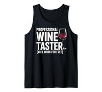 Professional Wine Taster Wine Drinking Drink Wine Taster Tank Top