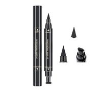 Professional Winged Eyeliner Stamp & Liquid Liner Pen | Waterproof & Smudge-Proof Black Eyeliner Long-Lasting Makeup for Cat Eye Looks | Easy to Use for Beginners & Professionals