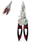 Professional Wire Strippers for Splitting & Stripping, Multifunctional Special Wire Stripping Pliers for Electricians, Heavy Duty Precision Cutting & Crimping Tool, Universal Hand Tool