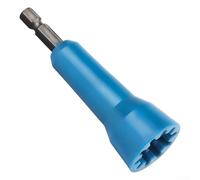 Professional Wire Twister Tool with Hex Handle for Power Drills Compatible with 1/4 Inch Chucks Designed to Assist in Wire Connector Tasks (blue)