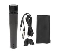 Professional Wired Microphone for Karaoke Dynamic Vocal Handheld Moving Coil Metal Construction Microphone for Singing Parties and Public Speaking