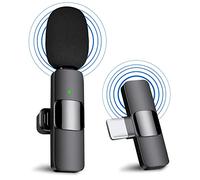 Professional Wireless Lavalier Microphone for Android Phones Tablets Laptops with USB C Port, Wireless Clip-on Mic, Plug-Play Wireless Microphone - Video Recording YouTube TikTok Live Streaming