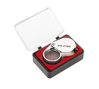 Professional with light jewelry magnifier, 30X / 20X folding magnifier for jewelry, diamonds, coins Ideal for the jewelry industry (30X)