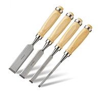Professional Wood Chisel Set 4pcs/Set 6mm 12mm 18mm 24mm Woodcut Knife DIY Tools Engrave Hand Carving Wood Chisel Woodworking Graver