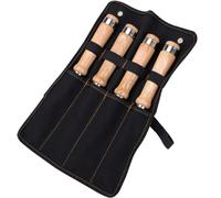 Professional Wood Chisel Sets, Chisel Tools Kit is Made of Sturdy Chrome Vanadium Steel Cutter Head Width - 6mm,8mm,14mm,18mm,4-Piece Set
