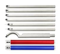 Professional Wood chisels Carbide Tipped Wood Turning Tools Interchangeable Aluminum Alloy Grip with Diamond Round Square Carbide Inserts