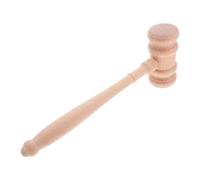 Professional Wooden Judge Gavel with Block, Stable Solid Wood Court Hammer for Law Students & Judges Effective Decisions Wood Mallets
