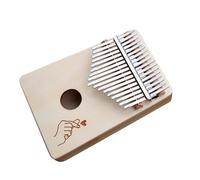 Professional Wooden Kalimba Instrument 17 Keys Portable Finger Piano For Beginners Music Lovers Thumb Piano (Color : 02)