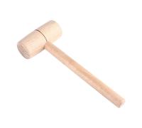 Professional Wooden Mallet Hammer Solid Beech Wood Round Head Lightweight Woodworking Tool for Carpenters DIY Craftsmen