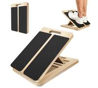 Professional Wooden Slant Board for Stretching - 5 Position Adjustable Incline Board for Calf, Hamstring, Achilles & Ankle, 330 lbs Capacity, for Rehab, Squats & Mobility Training