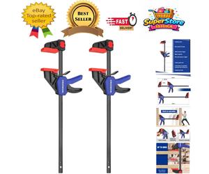 Professional Woodworking Clamp Set - 305 mm with Quick Release & One-Handed Use