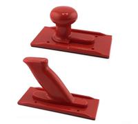 Professional Woodworking Push Block With Ergonomic Handle High Strength Abs Material For Table Saw Planer Jointer Safety Tool Kit(Red)