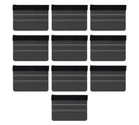 Professional Wrap Squeegee Scratch Resistant No ABS Material Car Scraper for Automotive Film Packaging and Electronic Repair 10Pcs (Black)