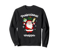 Professional Wrapper Old School Santa X-mas Gangsta Wrapper Sweatshirt